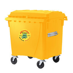 Kunststoffcontainer 1100 L gelb