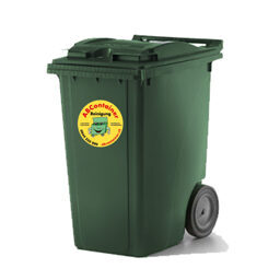 Kunststoffbehälter 360 L grün