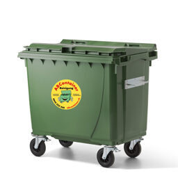 Kunststoffcontainer 660 L grün