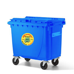 Kunststoffcontainer 660 L blau