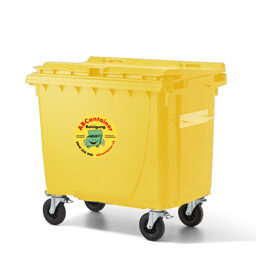 Kunststoffcontainer 660 L gelb