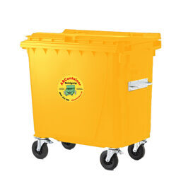 Kunststoffcontainer 770 L gelb