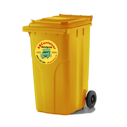 Kunsstoffcontainer 240 L gelb