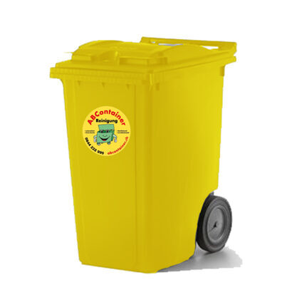 Kunsstoffcontainer 360 L gelb