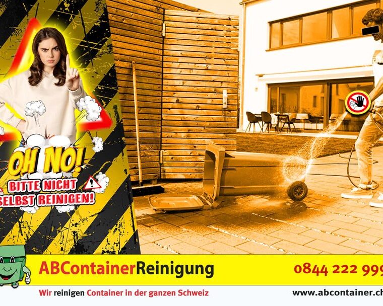 Handeln Sie umweltbewusst und überlassen Sie die Reinigung Ihres Containers den Experten von ABContainer.ch!